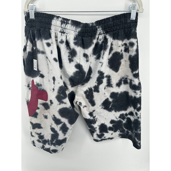 True Religion Logo Loungewear Tie-Dye Shorts Mens Size S #k - Picture 2 of 4